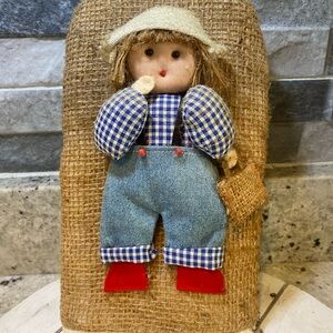 Vintage hand made oven mitt